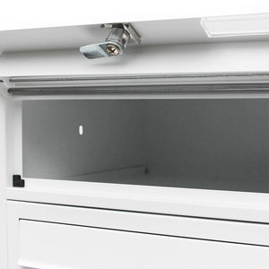 Cassetta postale condominiale autoportante 6 posti, 1 modulo, bianco 513 x 270 x 1500 mm