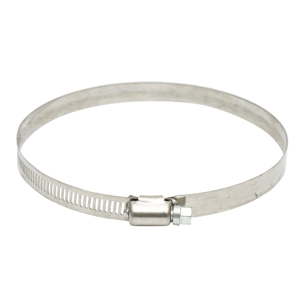 Collare per tubo in acciaio inox regolabile, 117-140 mm