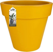Vaso di Fiori Ø 39.0 x H 35.7 cm Ocrico Giallo - Adatto per Interno ed Esterno