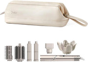 Set Completo per Stilisti Airwrap e Flexstyle - Organizzatore Portatile Impermeabile con Tasca per Faccia e Capelli, Borsa per Viaggio con Apertura Ampia (Bianco)