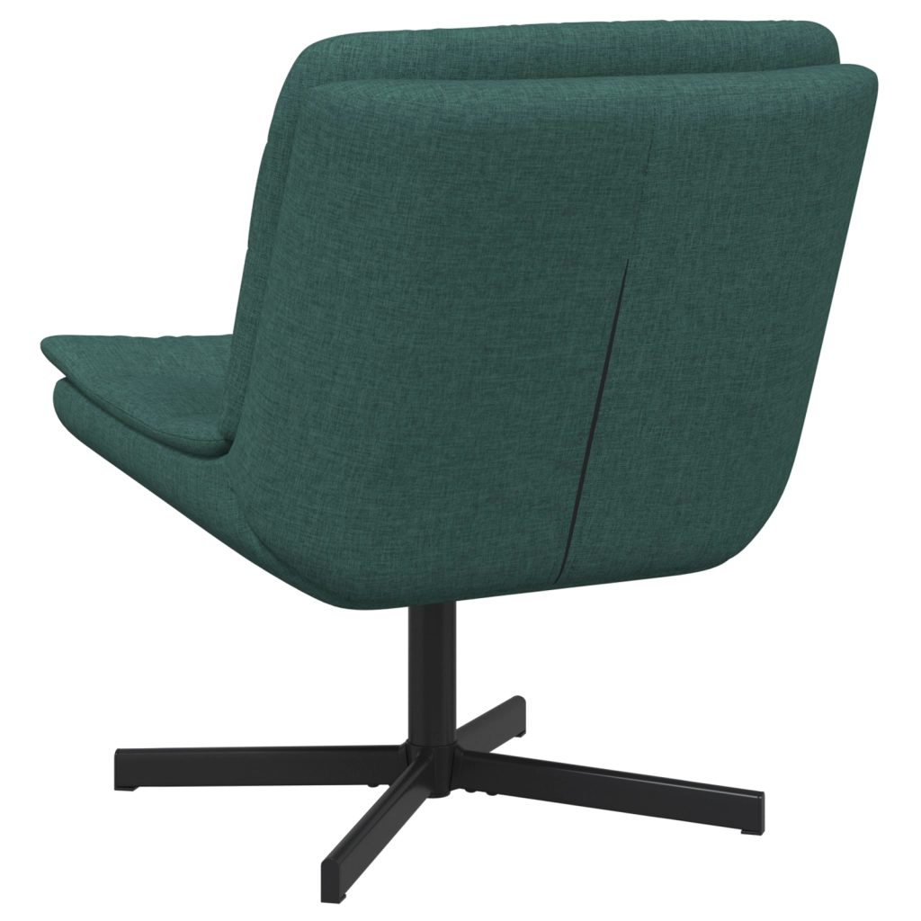 Sedia girevole Verde scuro Tessuto Standard Girevole