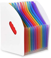 Cartellino espandibile 13 contenitori A4 in plastica Concertina Cartellino espandibile Cassetto per ufficio Contenitore per documenti Home Office-documenti