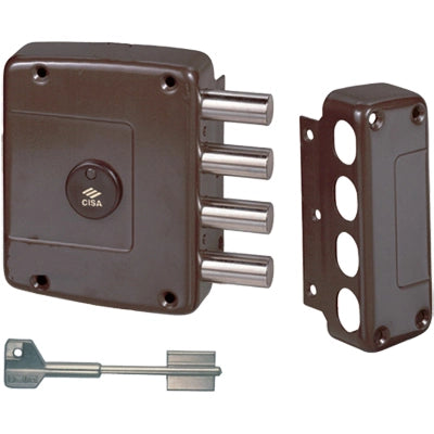 SERRATURA LEGNO APPLICARE 57152 CISA  DM M4 E.MM 64 SX