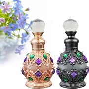 Fiala di profumo vuota 15 ml - Navicella - Vintage - Cristallo - di alta qualità - BPA-free - fiala di profumo con imbuto