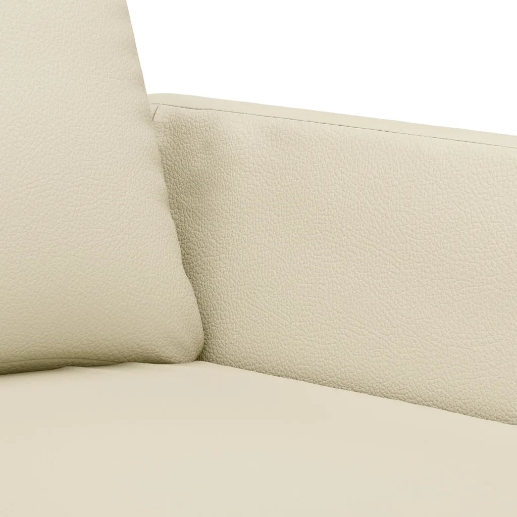 vidaXL Poltrona Crema 60 cm in Similpelle