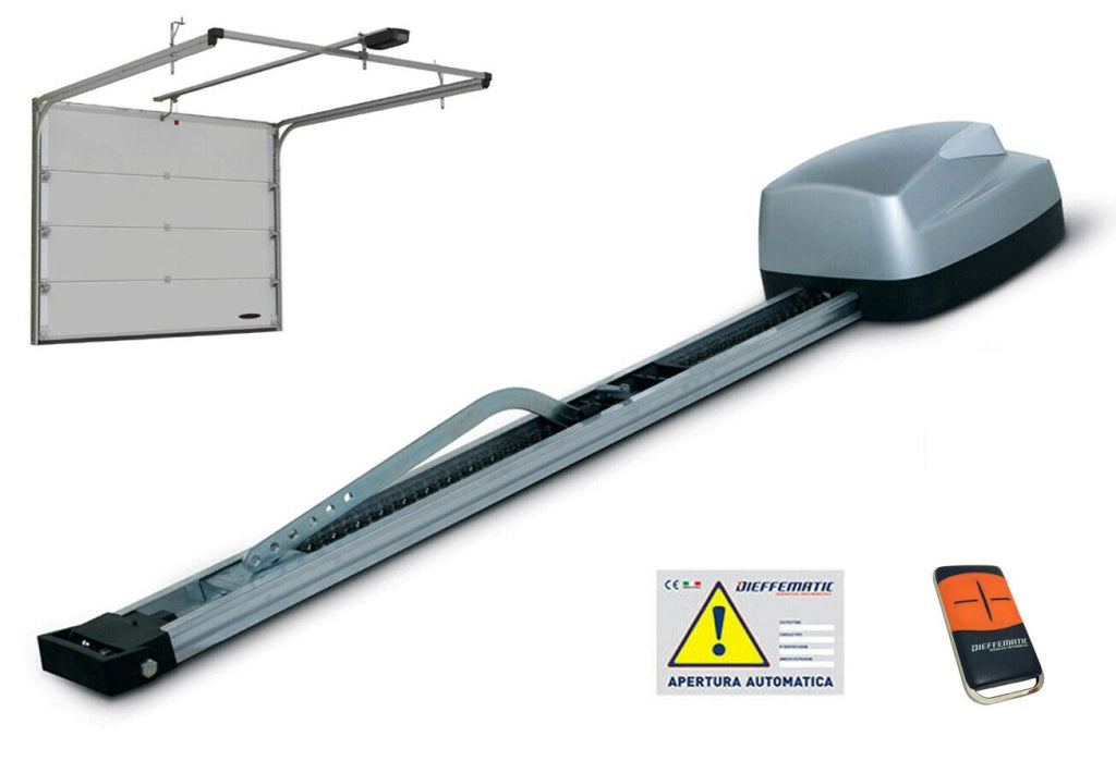 KIT AUTOMAZIONE PORTA GARAGE SEZIONALE BASCULANTE MOLLA SI ADATTA A FAAC