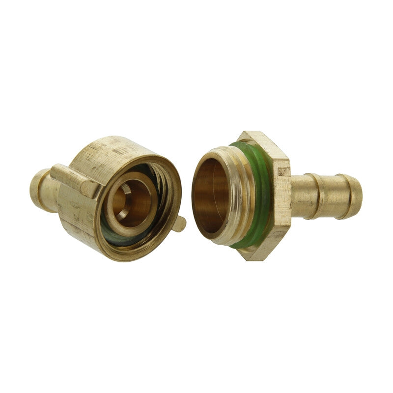 GIUNTATUBI OTTONE  3 PZ 1/2 X  8 MM