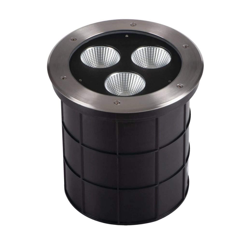 Lampada carrabile Kanlux Turro Ø26 nero/argento LED 45W