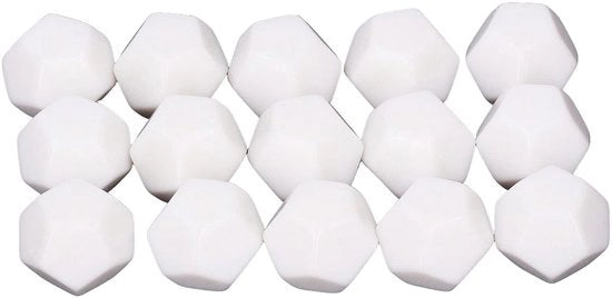 Set di Dadi in Plastica da 30 pezzi - Dadi in Plastica Leggeri - Gioco Educativo - Impermeabili - Dadi per Scrittura Creativa - Dadi in Plastica Resistenti - Dadi per Bambini