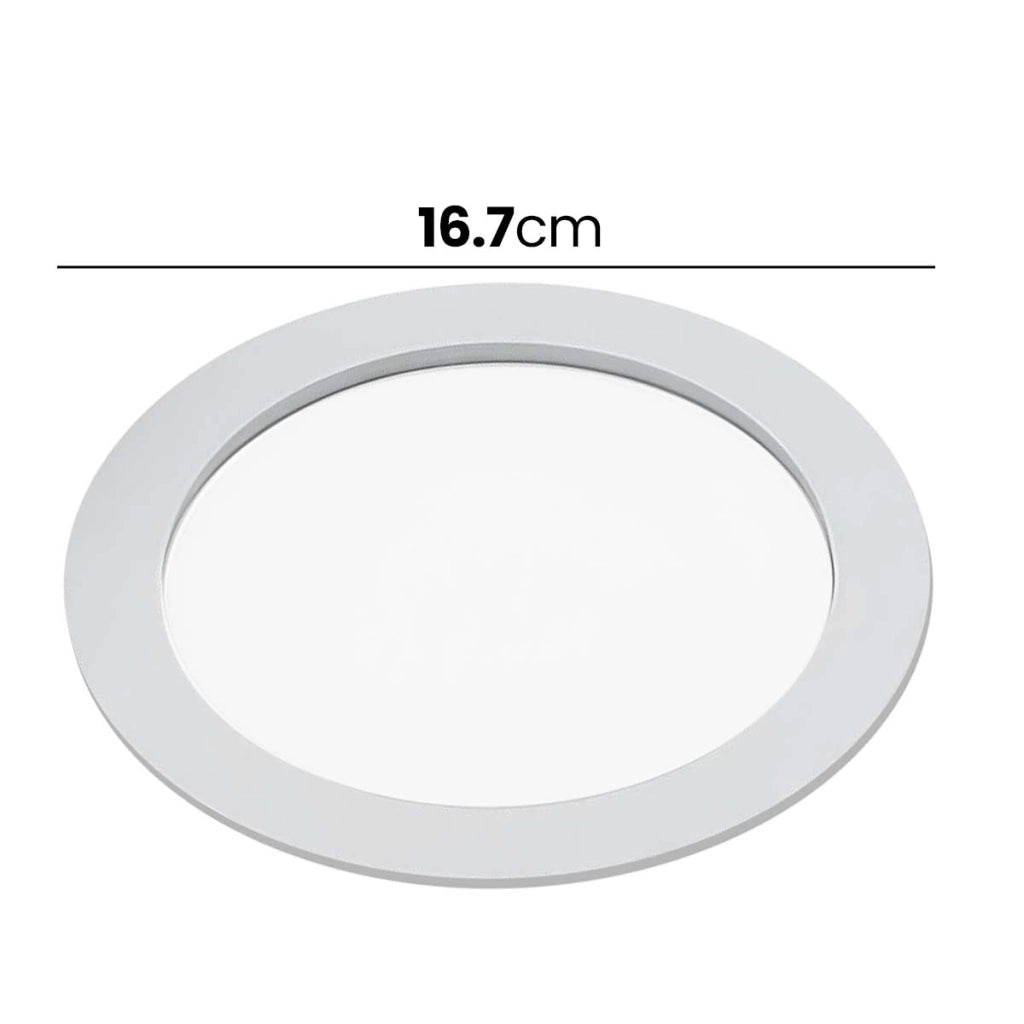 Pannello LED 12W Incassato Formato Rotondo 16.7cm 50000 Ore Bianco Avizar