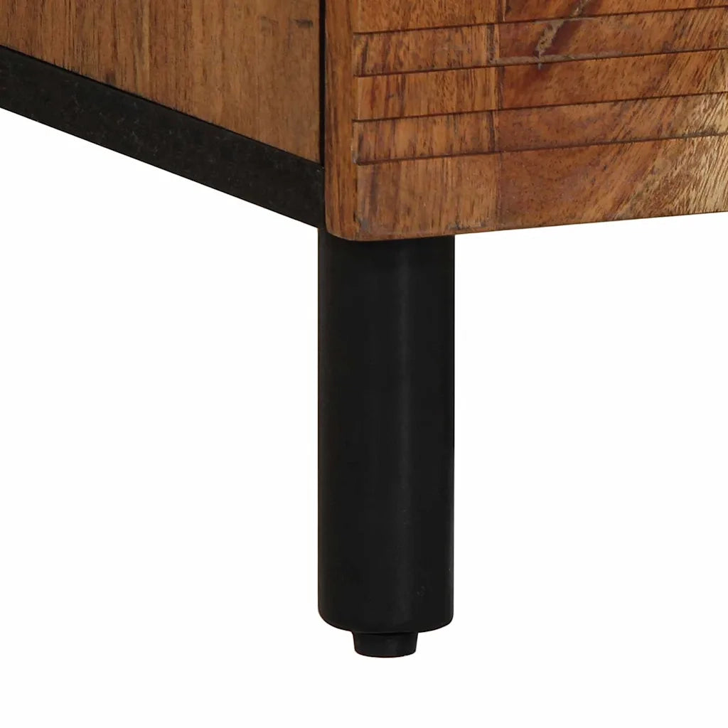 Credenza Naturale 60 x 33,5 x 75 cm Legno di Acacia Massello 4017782