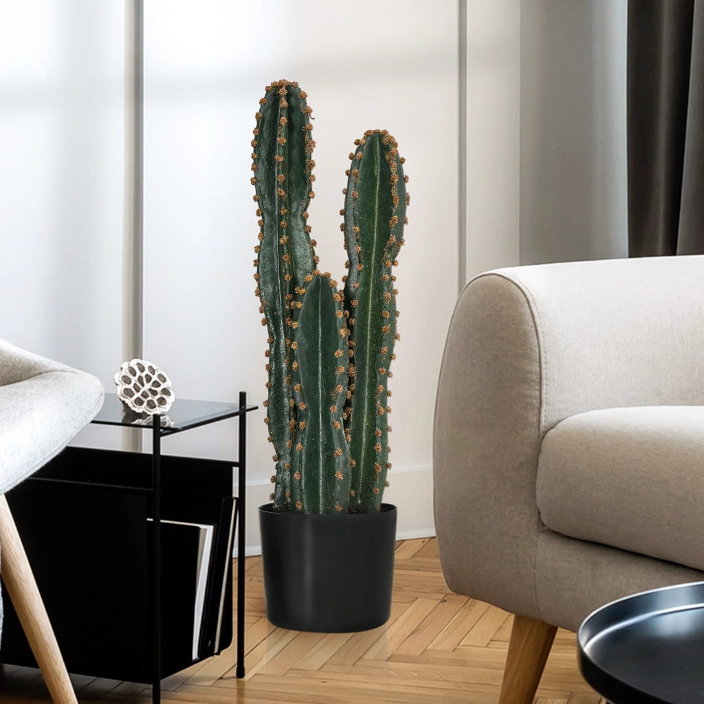 Pianta artificiale grande cactus realistica ¨C zephmum ¨C ? 17 x 60H cm verde