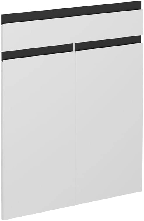 Frontale cucina R-Line, Bianco, 59.2 x 70.8 cm frontale del mobile per mobile base con cassetti