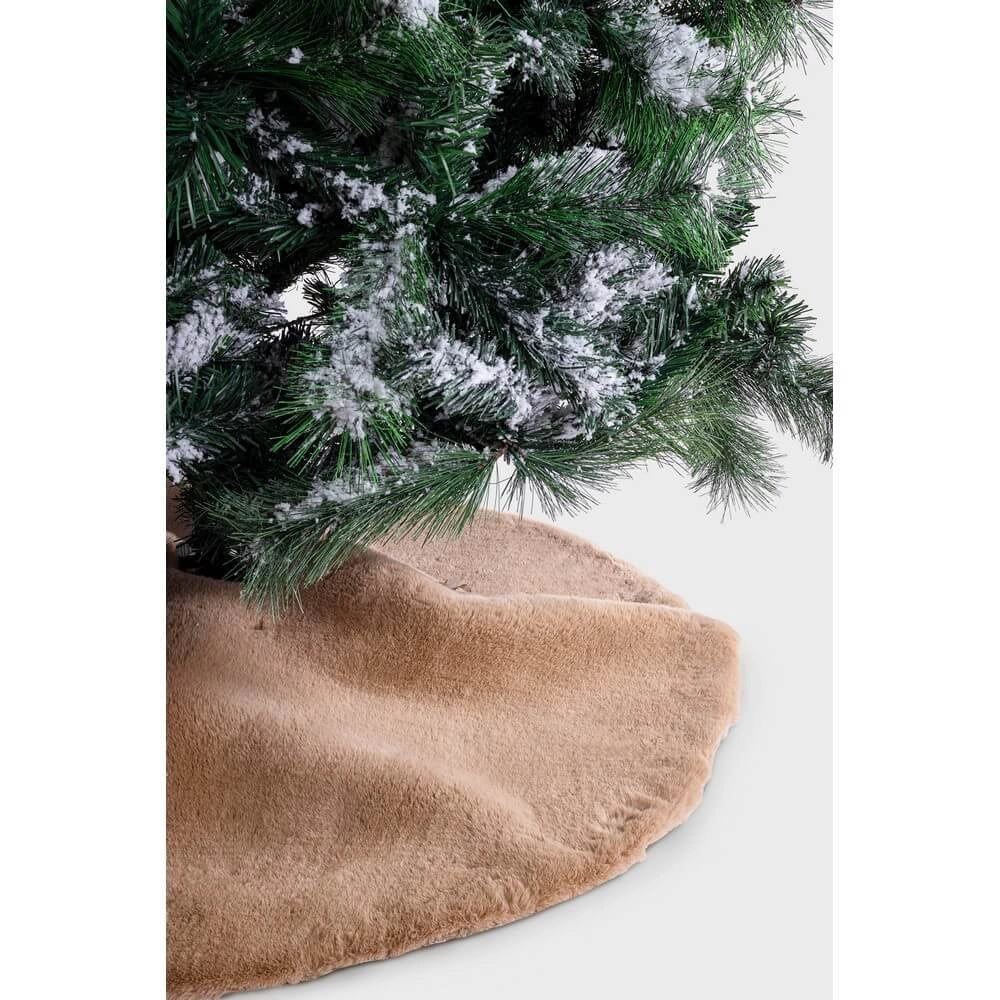 Copribase Albero Kathlyn Cammello, Diametro 90cm (4 Pezzi)