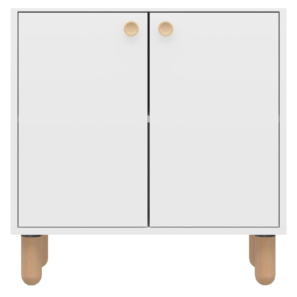 Madia Pontida, Credenza un Ripiano, 72x36x73h cm Bianco