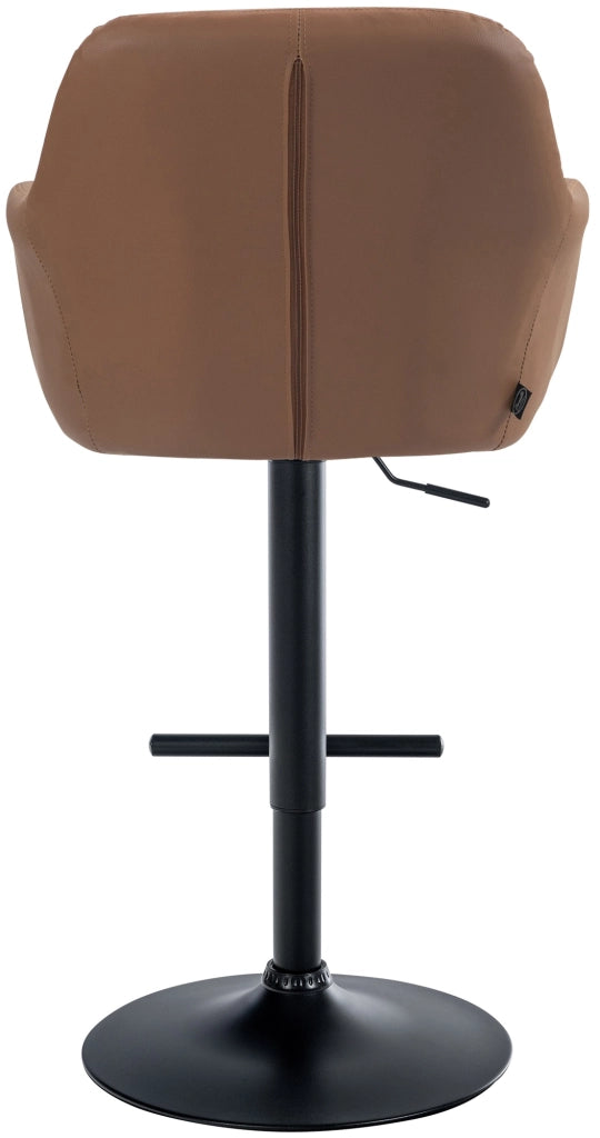 Barhocker Natoma Kunstleder schwarz