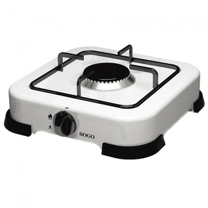SOGO Fornello a Gas Portatile – 1 Bruciatore, Accensione Manuale, 1.7 kW, GPL Butano-Propano