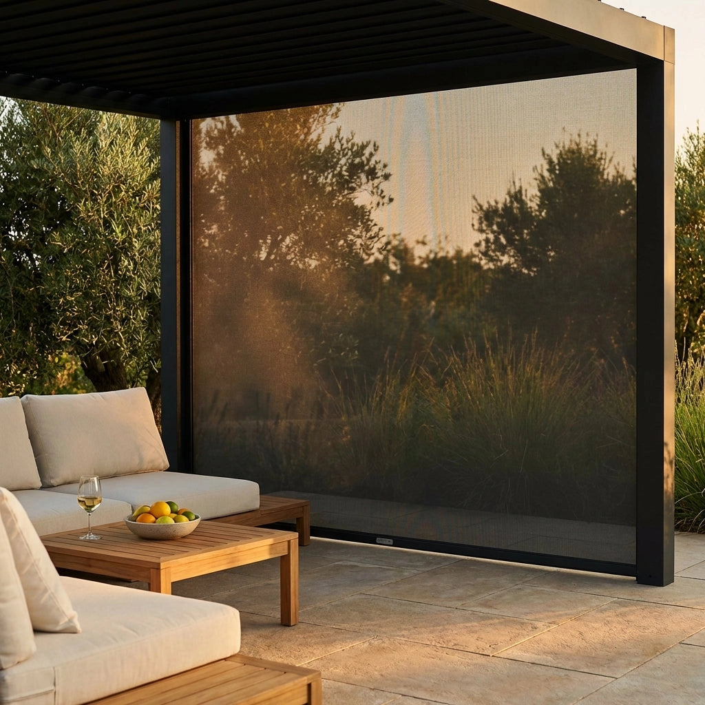 Laterale per pergola biocliamatica in textilene - ALICE