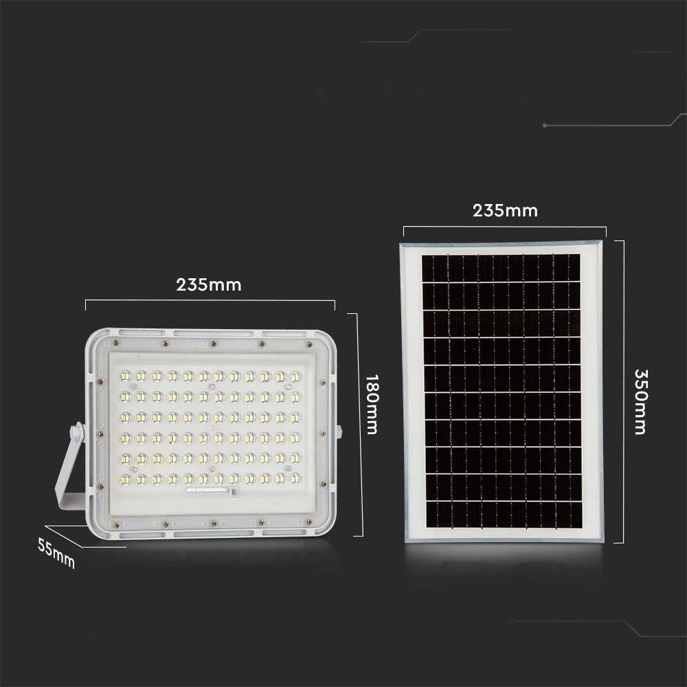 V-TAC Faro LED solare 15W 4000K 1200lm IP65 telecomando