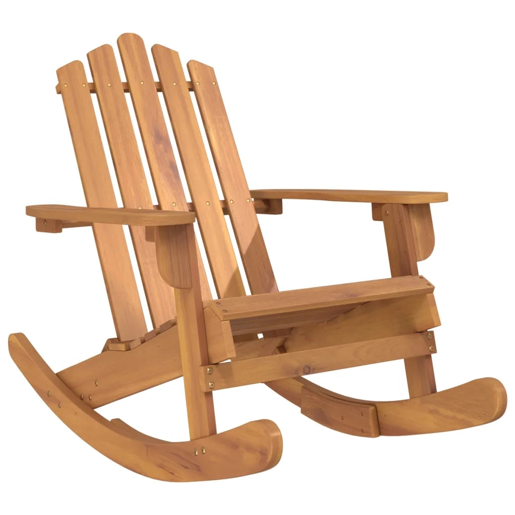 Sedia a Dondolo Adirondack in Legno Massello di Acaciacod mxl 73312