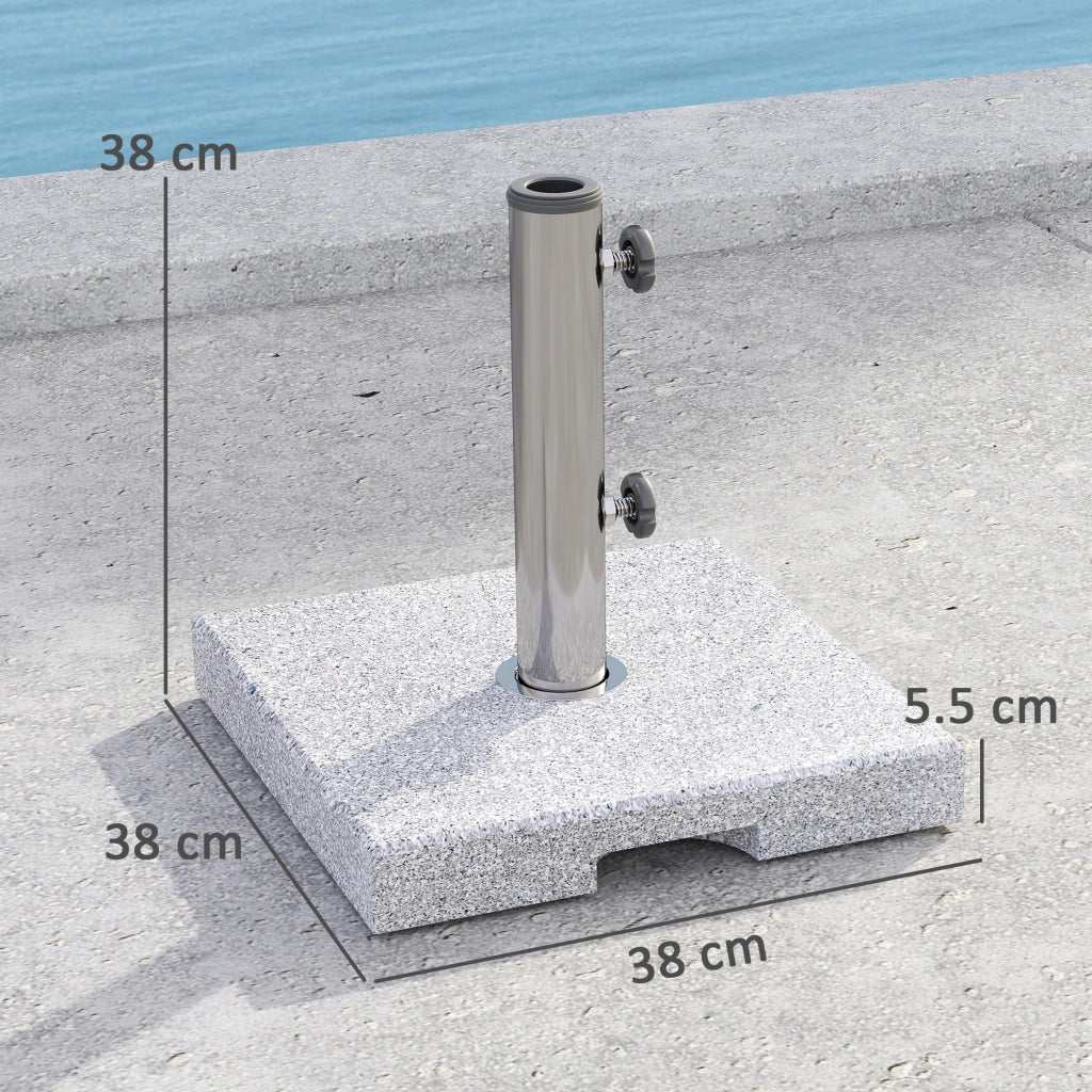 Base per Ombrellone Quadrata ¨C zephmum ¨C Grigio 21 kg