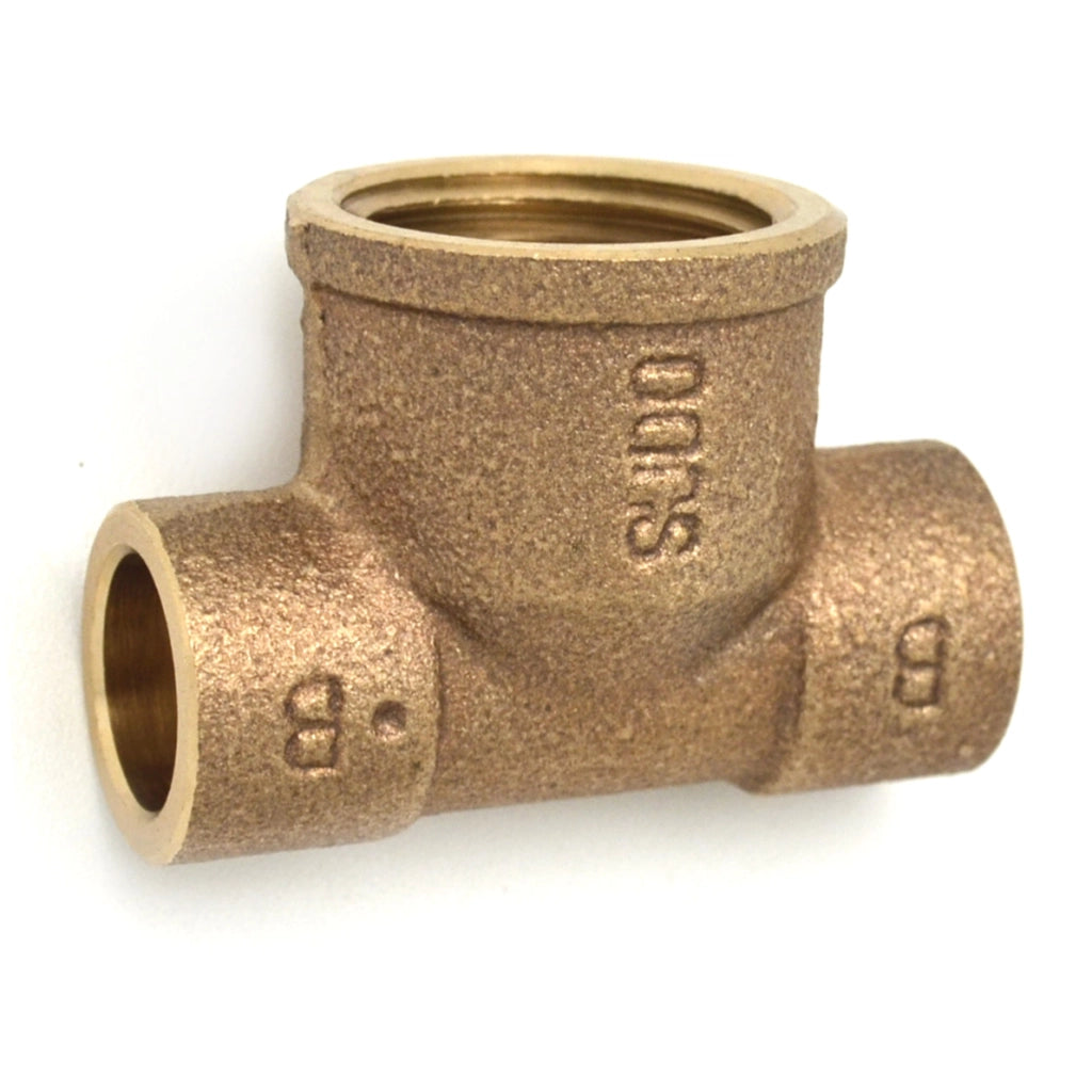 TEE BRONZO  F.  A SALDARE- 1/2 x 16- FRABO- pezzi 1
