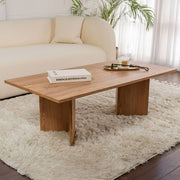 Turate, Tavolino da Salotto Forma Rettangolare, 119x60x40h cm Marrone Quercia