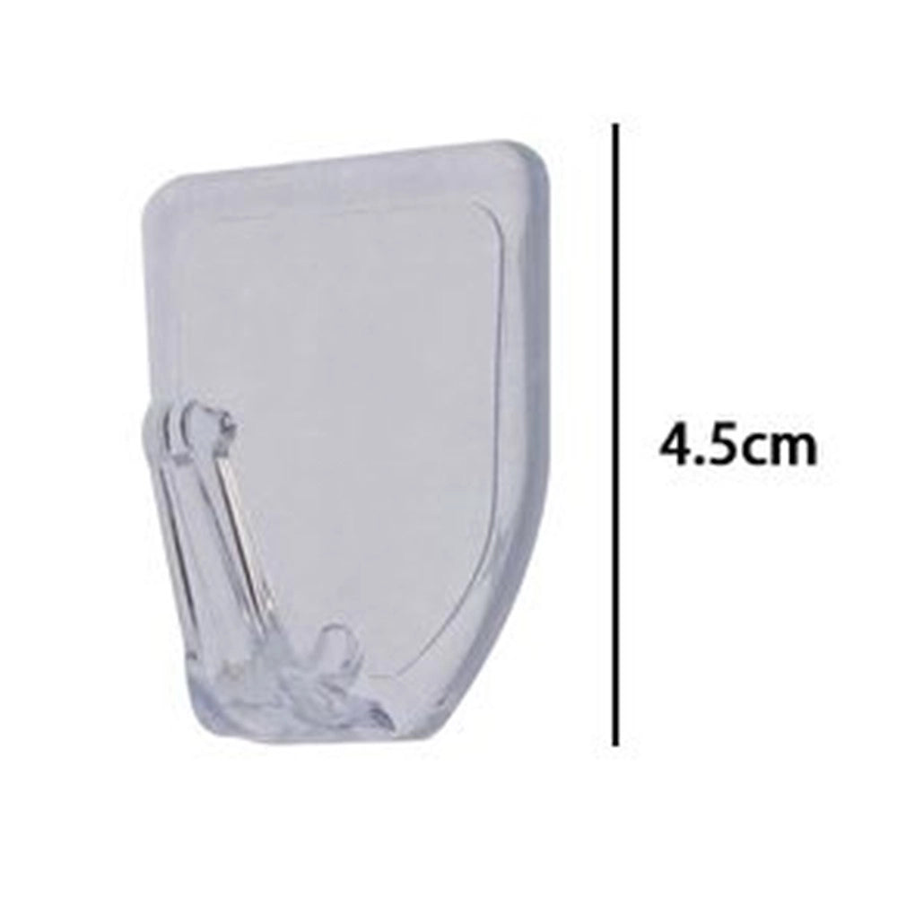 Trade Shop - Set 3 Pz Ganci Appendini Adesivi Da Parete Casa Cucina Bagno Attaccapanni 87011 -