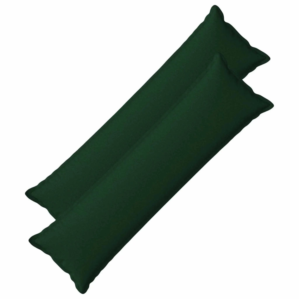 Federa 2 pcs HOUTEN Verde Scuro 40 x 145 cm Lino 917117