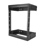Startech.com server rack 12u montabile a parete - profondità regolabile da 30 a 50cm - RK12WALLOA