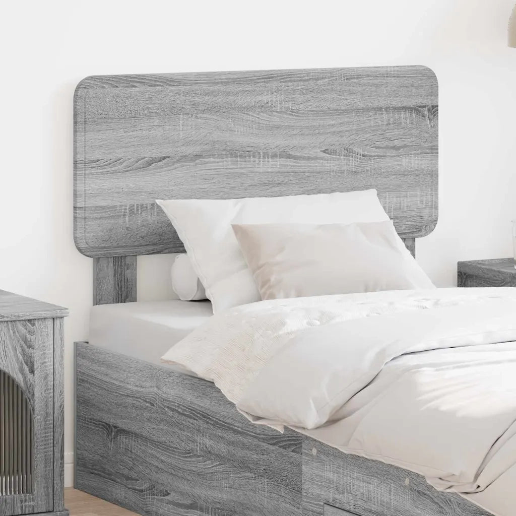 Testiera-Testata-Testiera Decorativa Grigio Sonoma 90 cm Legno multistrato 547209
