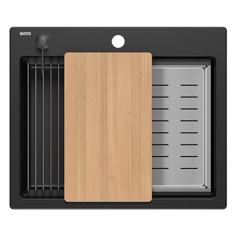 Lavello In Granito Kurt 110 Workstation Black