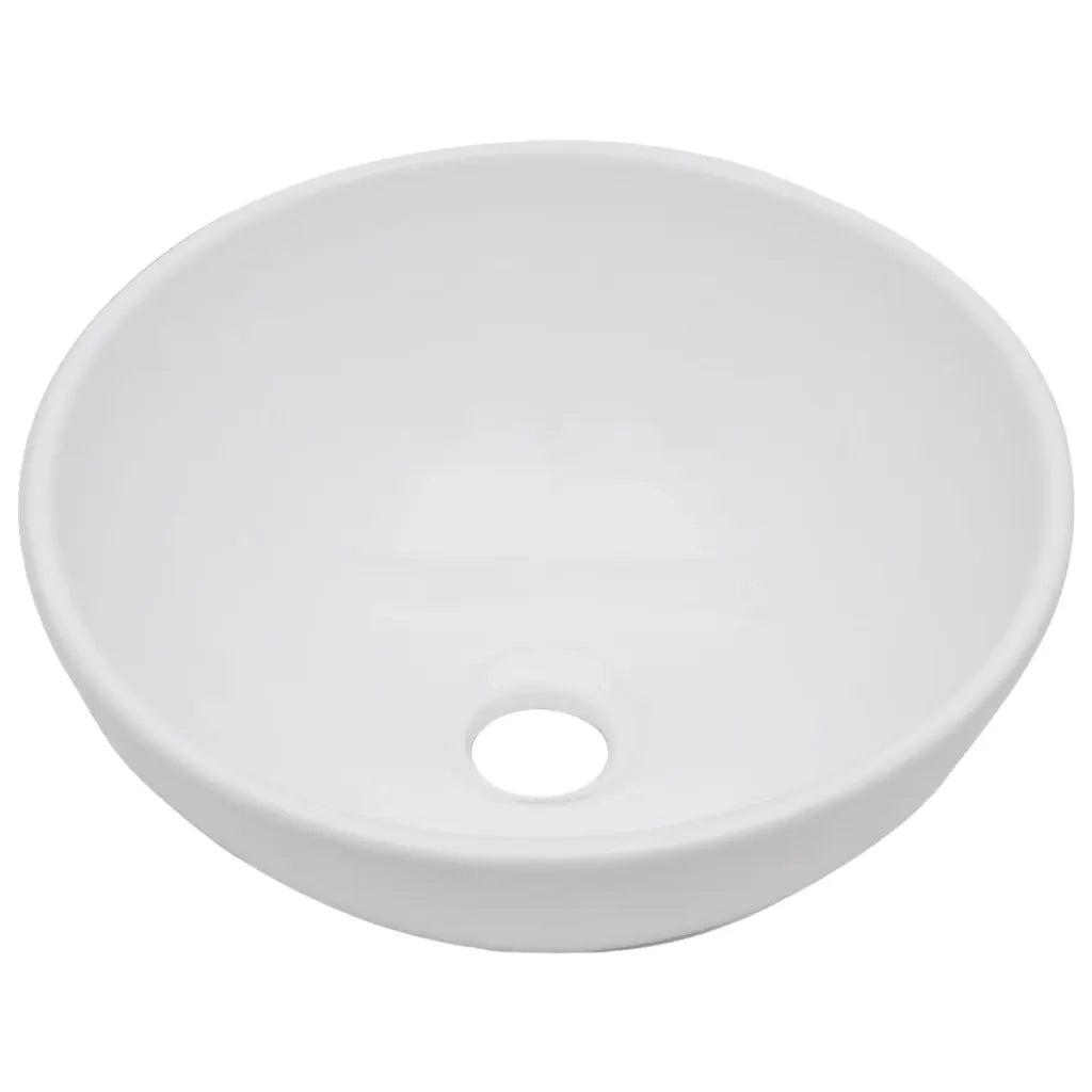 Set Mobili da Bagno 2 pz Ceramica Nero 279336