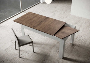 Tavolo Allungabile 120-180x90x77 cm Bibi Mix Noce