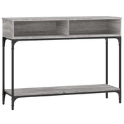 Tavolino Consolle | Tavolo d'Ingresso Grigio Sonoma 100x30,5x75cm Legno Multistrato