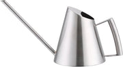 Giocello in acciaio inossidabile con lungo imbocco per piante da appartamento - 900 ml argento - utilizzo interno ed esterno