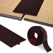 Profilo di transizione autofissante, T, 5cmx300cm, striscia di transizione T in PVC per pavimenti di porta e pavimenti di lastre di parquet adiacenti