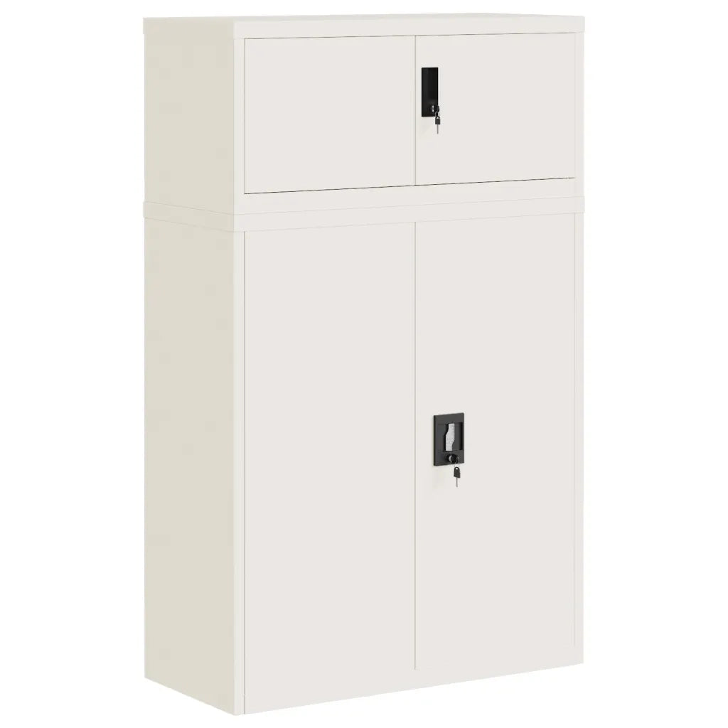 Armadio Classificatore Bianco 90x40x145 cm in Acciaio 3188312
