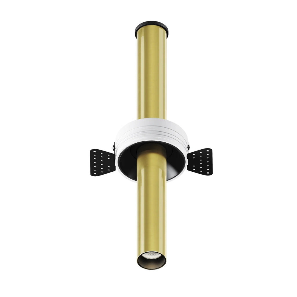Maytoni Lampada Da Incasso Focus T 1 luce LED integrato nero alluminio