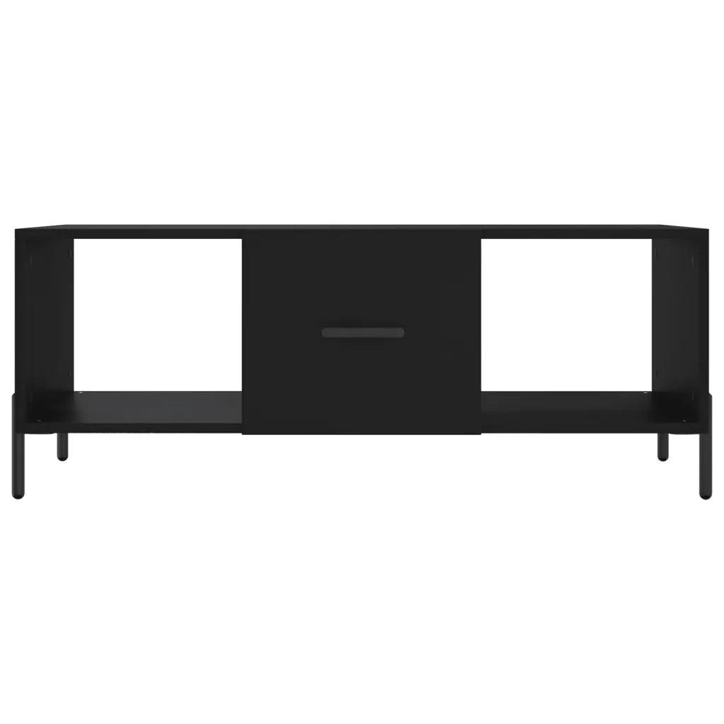 Tavolino da salotto | Tavolino da caff¨¨ | Tavolino da Soggiorno Nero 102x50x40 cm in Legno Multistrato