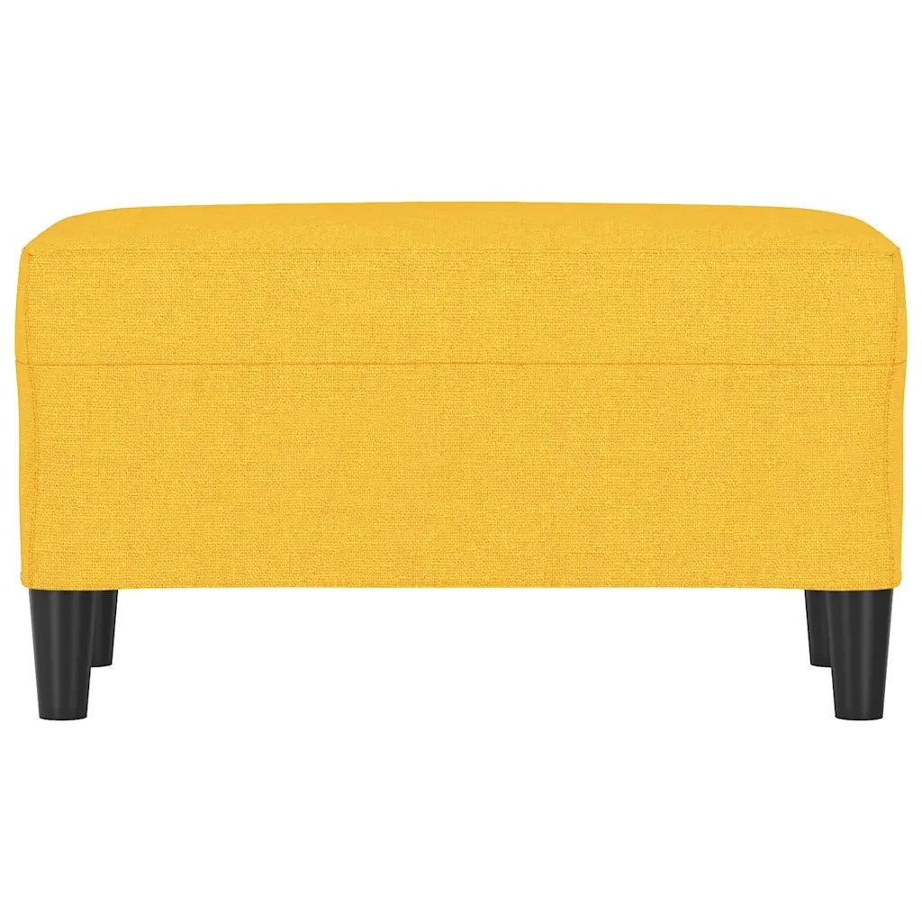 Panca Giallo Chiaro 70x35x41 cm in Tessuto