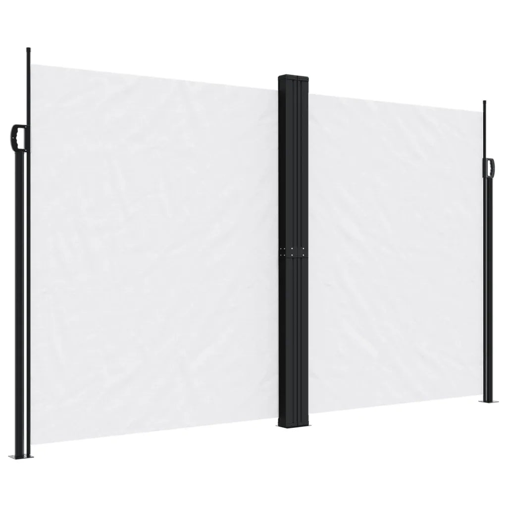 Tenda da Sole Laterale Retrattile Bianca 200x1200 cm 4004856