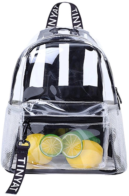 Borsa Sportiva Holografica Trasparente Super morbida in PVC Borsa Trasparente con Codice T9051