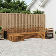 Set di divani da esterno 6 pz Naturale 3383562