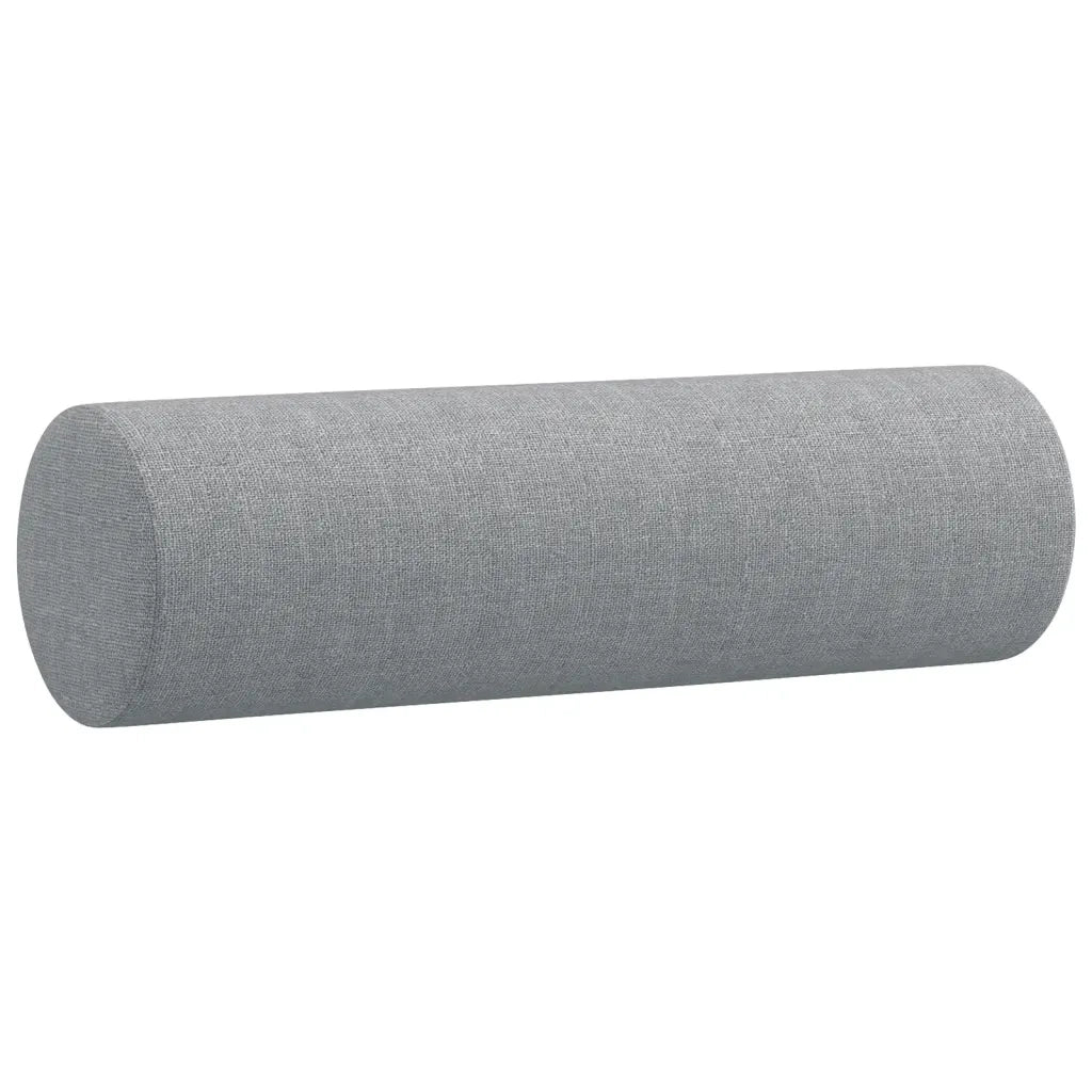 Cuscini Decorativi 2 pz Grigio Chiaro ?15x50 cm in Tessuto CFW5514610