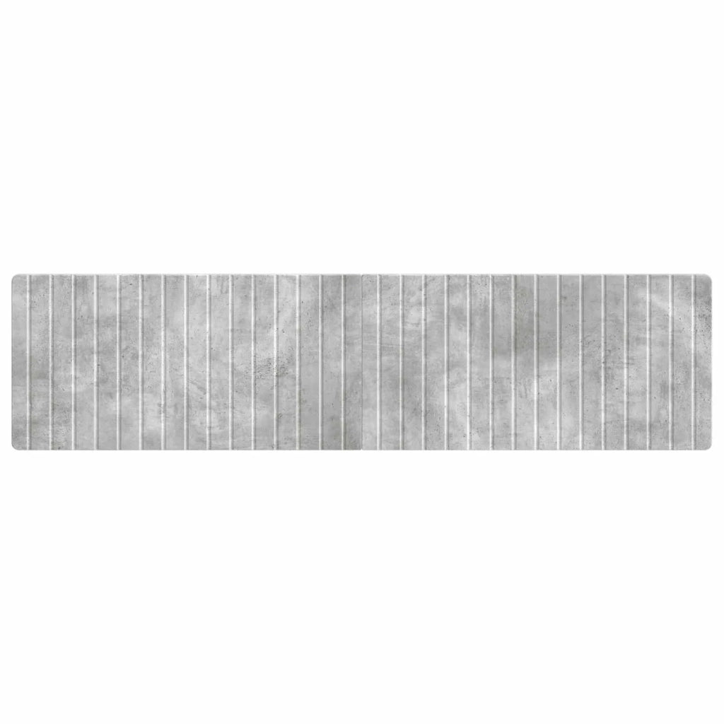 Testiera da Muro ZWOLLE Grigio Cemento Legno ingegnerizzato 896488