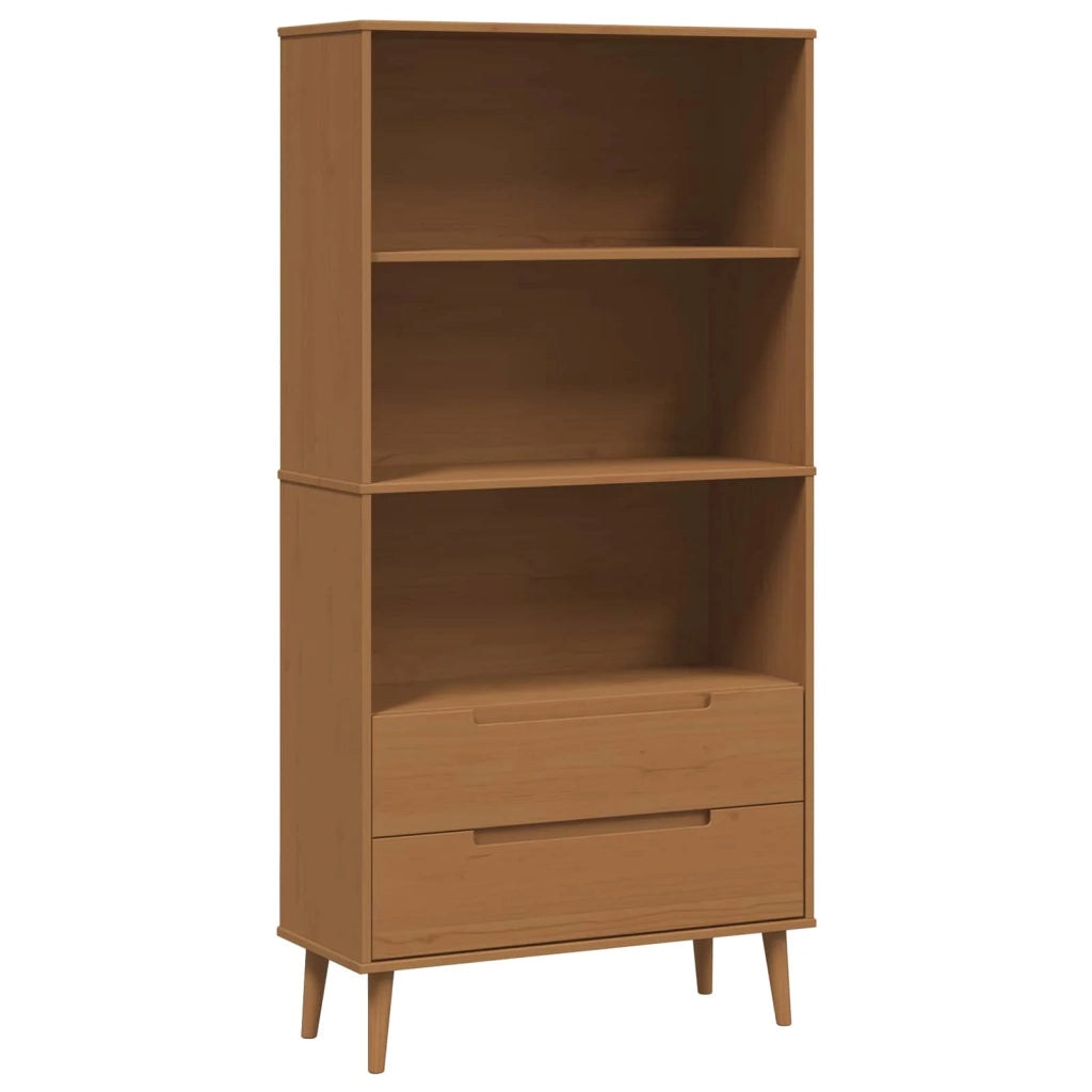 Libreria MOLDE 85 x 35 x 170,5 cm Legno Massello di Pino 42020943
