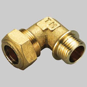 RACCORDO CURVO MASCHIO CON ORING GIALLO  18 x 3/4     TIEMME
