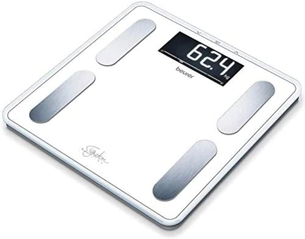 Beurer BF 400 Signature Line White Bilancia Diagnostica con Portata fino a 200 kg, 31 x 31 cm, Bianco