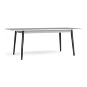 Tavolo Estensibile 8 Persone - Collezione ISIS piano grigio / piedi neri